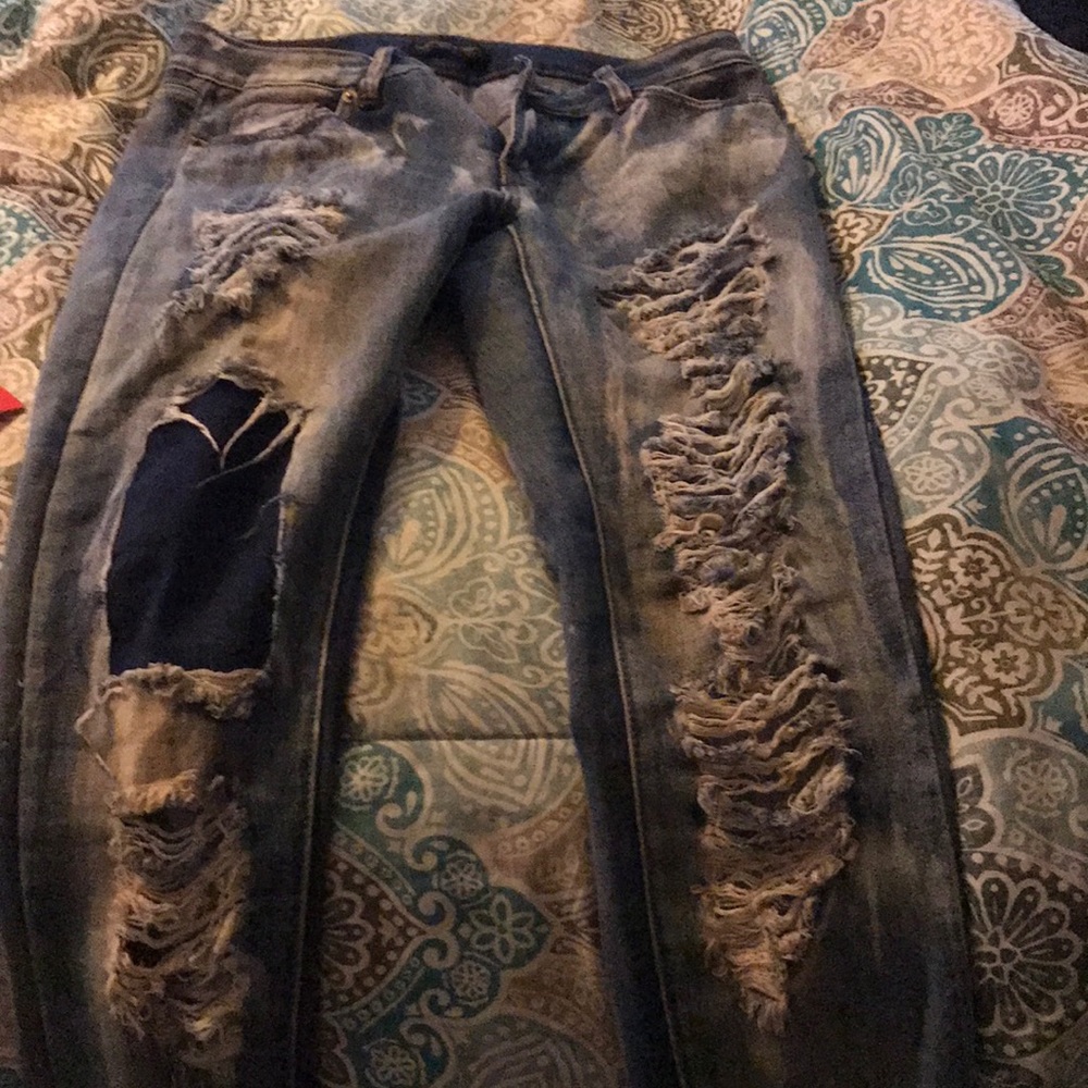Pre-wash jeans